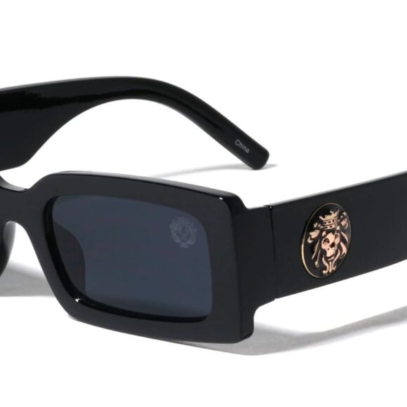 Sunglasses Men Women Sunglasses‎ Dark Lens Square Shades Hip Hop Style Classic - Picture 2 of 3